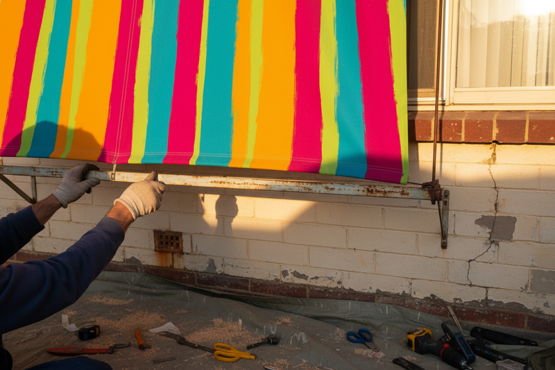 Give Your Outdoor Awning a New Life — Without the Full Replacement Cost